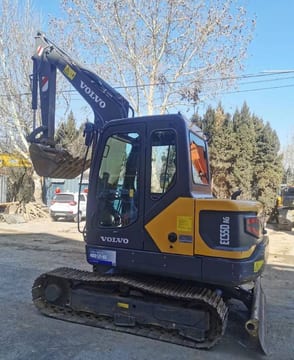 2025 Volvo EC55D AG mini excavator side view 2025 Volvo EC55D AG mini excavator side view