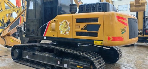 2020 Sany SY215C crawler excavator rear three-quarter view 2020 Sany SY215C crawler excavator rear three-quarter view