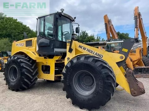 2007 New Holland W170 wheel loader, side view 2007 New Holland W170 wheel loader, side view