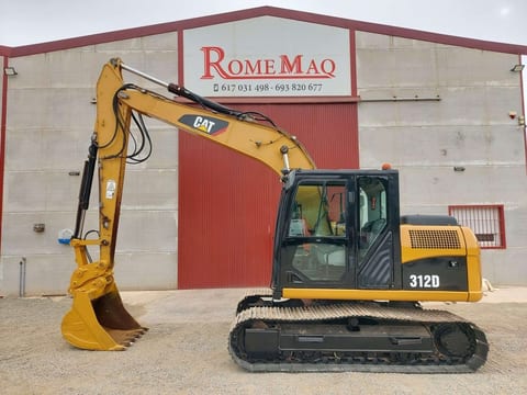 2010 Caterpillar 312D crawler excavator, side view 2010 Caterpillar 312D crawler excavator, side view