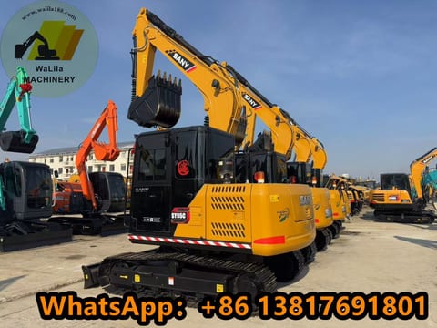 2024 Sany SY95C crawler excavator, front three-quarter view 2024 Sany SY95C crawler excavator, front three-quarter view