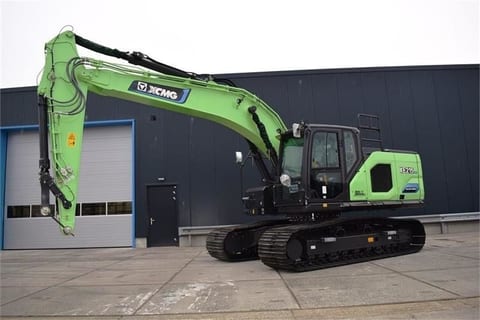 2025 XCMG XE215EV crawler excavator, side view 2025 XCMG XE215EV crawler excavator, side view