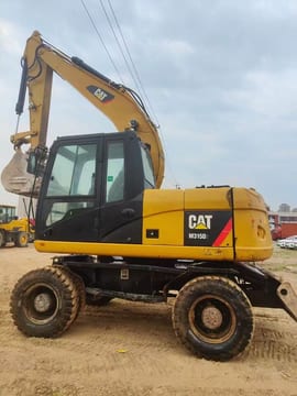 2023 Caterpillar M315D2 wheel excavator side view 2023 Caterpillar M315D2 wheel excavator side view