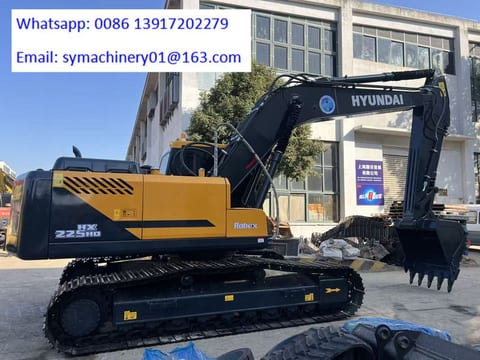 2025 Hyundai HX225HD crawler excavator side view 2025 Hyundai HX225HD crawler excavator side view