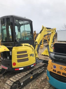 2022 Yanmar VIO35 mini excavator, side view 2022 Yanmar VIO35 mini excavator, side view