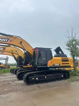 Sany SY365H crawler excavator, side profile view Sany SY365H crawler excavator, side profile view