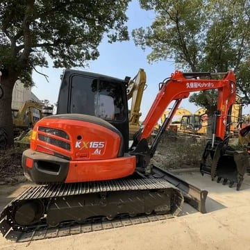 2024 Kubota KX165-5 mini excavator, side view 2024 Kubota KX165-5 mini excavator, side view
