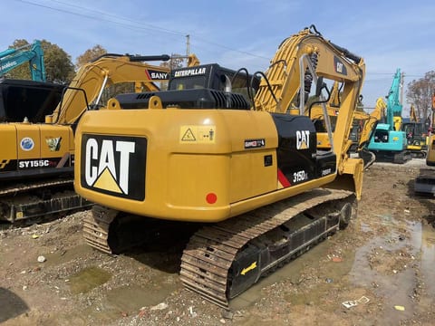 2024 Caterpillar 315D2L crawler excavator, rear three-quarter view 2024 Caterpillar 315D2L crawler excavator, rear three-quarter view