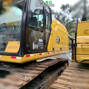 2021 Caterpillar 349 crawler excavator side view 2021 Caterpillar 349 crawler excavator side view