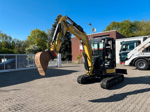 2020 Yanmar VIO38-6 mini excavator, side view 2020 Yanmar VIO38-6 mini excavator, side view