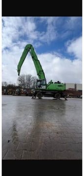 2018 Sennebogen 835ME material handler, side view 2018 Sennebogen 835ME material handler, side view