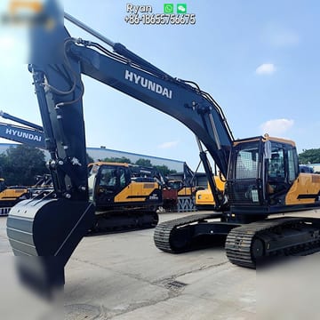 2025 Hyundai HX220HD crawler excavator, front three-quarter view 2025 Hyundai HX220HD crawler excavator, front three-quarter view