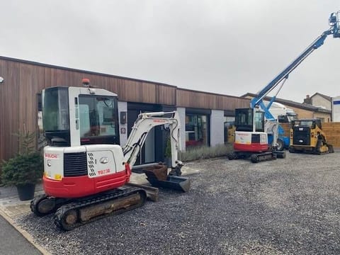 2019 Takeuchi TB23R mini excavator, side view 2019 Takeuchi TB23R mini excavator, side view
