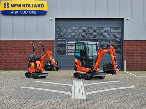 2026 Kubota KX019-4 mini excavator, front three-quarter view 2026 Kubota KX019-4 mini excavator, front three-quarter view