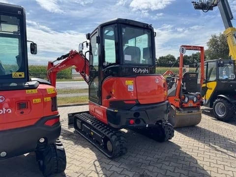 2025 Kubota KX037-4 mini excavator, rear three-quarter view 2025 Kubota KX037-4 mini excavator, rear three-quarter view