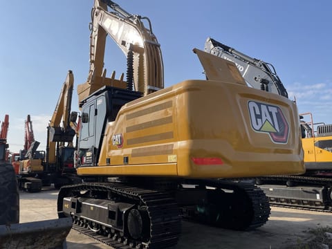 2024 Caterpillar 336GC crawler excavator, rear three-quarter view 2024 Caterpillar 336GC crawler excavator, rear three-quarter view