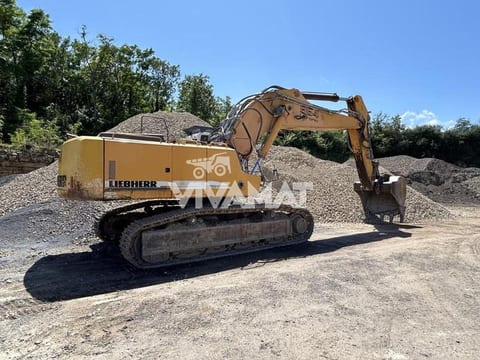 2007 Liebherr 954C HD crawler excavator, side profile view 2007 Liebherr 954C HD crawler excavator, side profile view