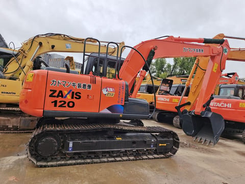 2024 Hitachi Zaxis 120 crawler excavator, side view 2024 Hitachi Zaxis 120 crawler excavator, side view