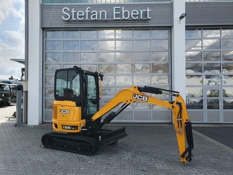2025 JCB 26C-1 mini excavator, side view 2025 JCB 26C-1 mini excavator, side view