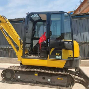 2022 Komatsu PC56 crawler excavator, side view 2022 Komatsu PC56 crawler excavator, side view