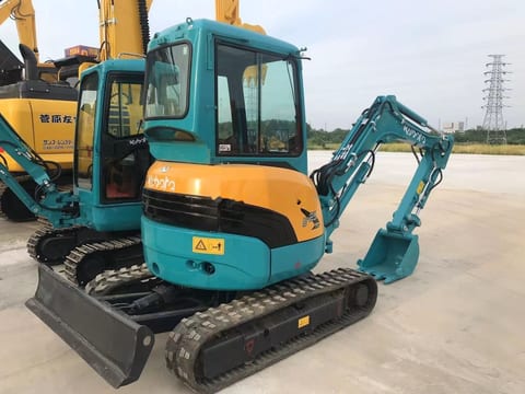 2022 Kubota U25 mini excavator, rear three-quarter view 2022 Kubota U25 mini excavator, rear three-quarter view