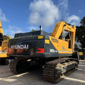 2024 Hyundai R305LC-9S crawler excavator rear view