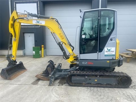 2024 Wacker Neuson EZ36 mini excavator, side view 2024 Wacker Neuson EZ36 mini excavator, side view