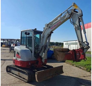 2024 Takeuchi TB 335 R mini excavator, side view 2024 Takeuchi TB 335 R mini excavator, side view