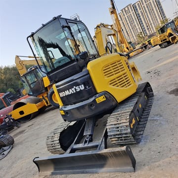 2024 Komatsu PC55 crawler excavator, front three-quarter view 2024 Komatsu PC55 crawler excavator, front three-quarter view