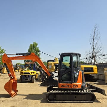 2023 Hitachi Zaxis 55 mini excavator, side view 2023 Hitachi Zaxis 55 mini excavator, side view