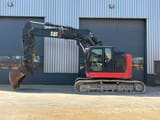 2018 Caterpillar 325FL crawler excavator, side view