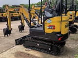 Sany SY16C mini excavator, rear three-quarter view