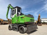 2016 Sennebogen 730E wheel excavator, rear three-quarter view