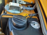 2023 Kubota XE35E mini excavator engine compartment detail