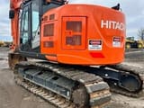 Hitachi ZX225 Crawler Excavator, rear three-quarter view