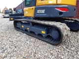 XCMG XE55E mini excavator side view of tracks