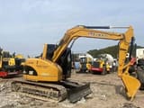 2021 Caterpillar 308C mini excavator, side view