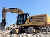 2019 Caterpillar 336GC crawler excavator, side view