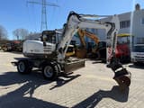 2020 Wacker Neuson EW100 wheel excavator, side profile view