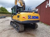 XCMG XE150E crawler excavator, rear three-quarter view