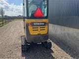 2017 Volvo EC18D mini excavator rear view