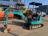 2017 Komatsu PC16R-3HS mini excavator, side view