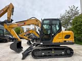 2026 XCMG XE75GA Mini Excavator with a visible XE75GA model marking on the side of the yellow body.