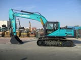 2024 Sunward SWE225E-3H Excavator side view, showcasing the full length of the teal boom and arm.