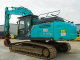 2019 Kobelco SK300 NLC crawler excavator, rear three-quarter view