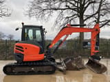 2017 Kubota U48-4 mini excavator, side profile view