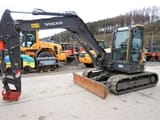 2017 Volvo ECR88D crawler excavator, side view