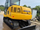 2021 Komatsu PC70-8 crawler excavator, rear three-quarter view