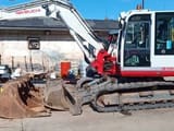 2015 Takeuchi TB1140 crawler excavator side view