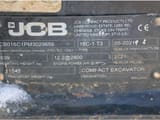 2021 JCB 16C-1 mini excavator identification plate